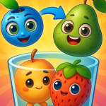 Drop Merge Fruit Characters